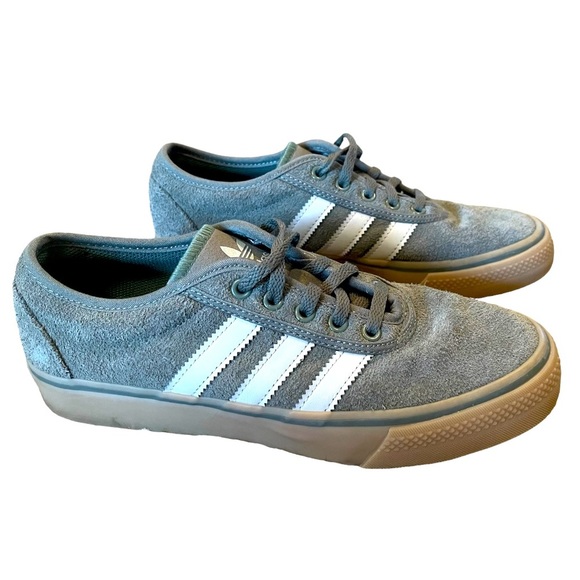 adidas Other - Adidas Men’s Adi Ease Green Suede White Striped Casual Sneakers - Size 7